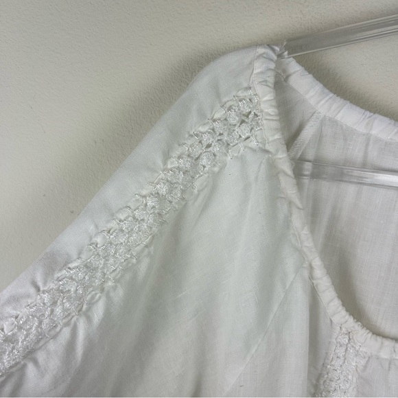 Sigrid Olsen Signature 100% Linen Tunic blouse size: L - Picture 4 of 11